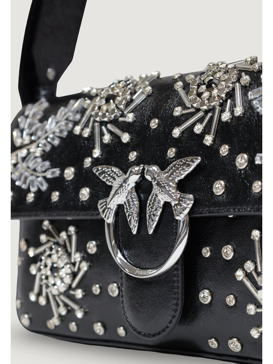 PINKO PINKO Τσάντα LOVE SLOUCHY CLASSIC MEZZO BAC Μαύρο