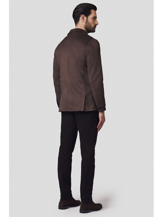 Lancerto Lancerto Kurtka koszulowa Tagus KU068224000011 Brązowy Regular Fit