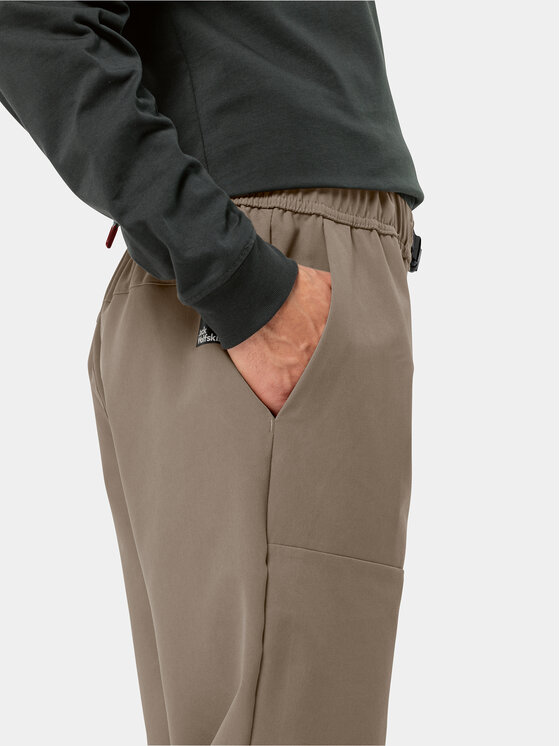 Jack Wolfskin Jack Wolfskin Outdoor-Hose Kiebitzweg Pants 1508471 Braun Regular Fit