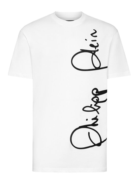 PHILIPP PLEIN PHILIPP PLEIN T-Shirt 10411 Biały Regular Fit