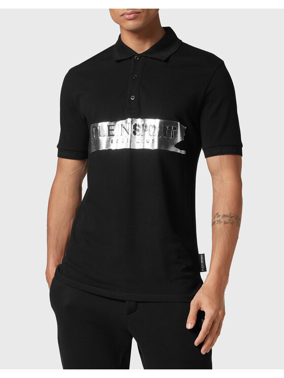 Plein Sport Plein Sport Polo 687 Czarny Slim Fit