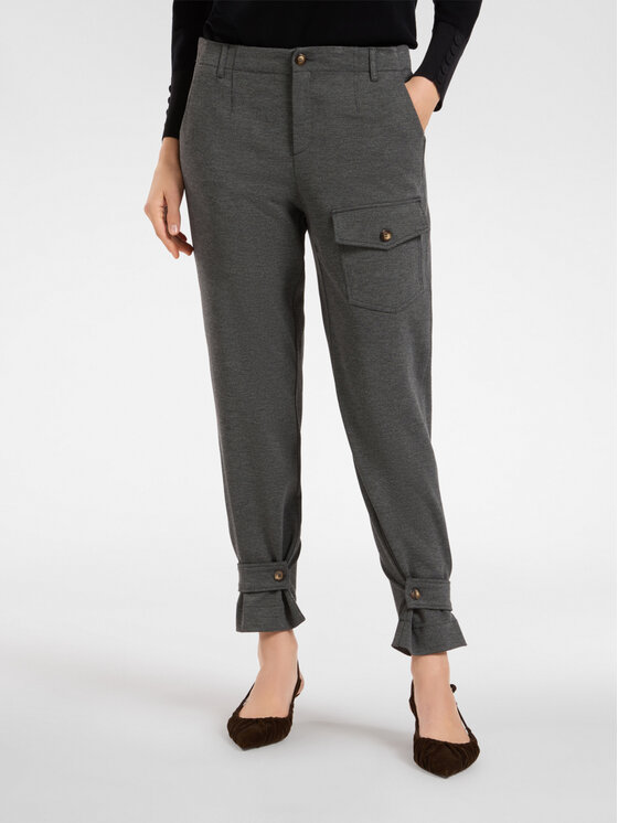 Elena Mirò Elena Mirò Pantaloni di tessuto P171P000374N023 Grigio Regular Fit
