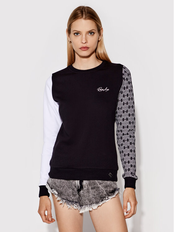 Felpa Flora 1 Nero Regular Fit