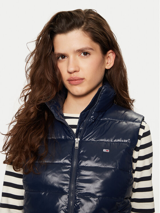 Tommy Jeans Tommy Jeans Bezrękawnik DW0DW19390 Granatowy Regular Fit