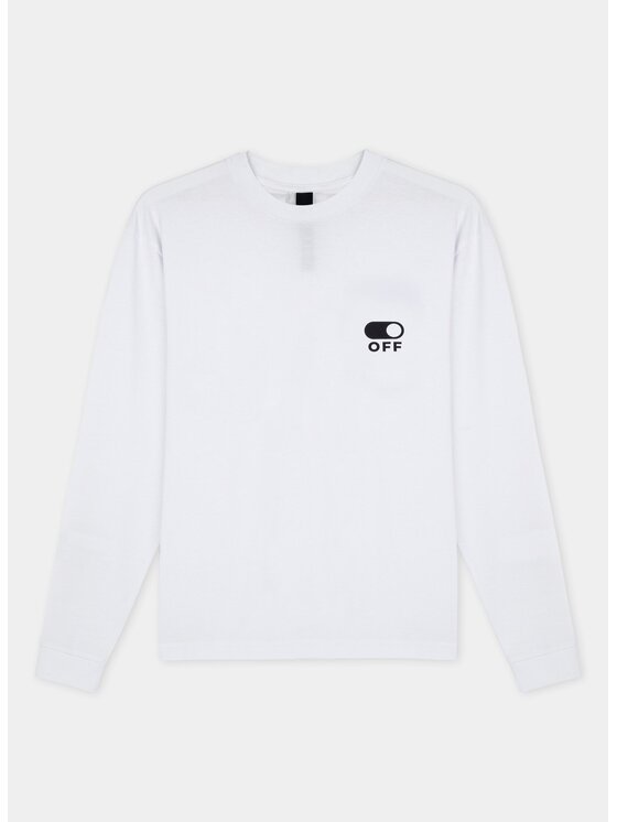 Pako Lorente Pako Lorente Longsleeve M21WF-TL-048 Biały Regular Fit