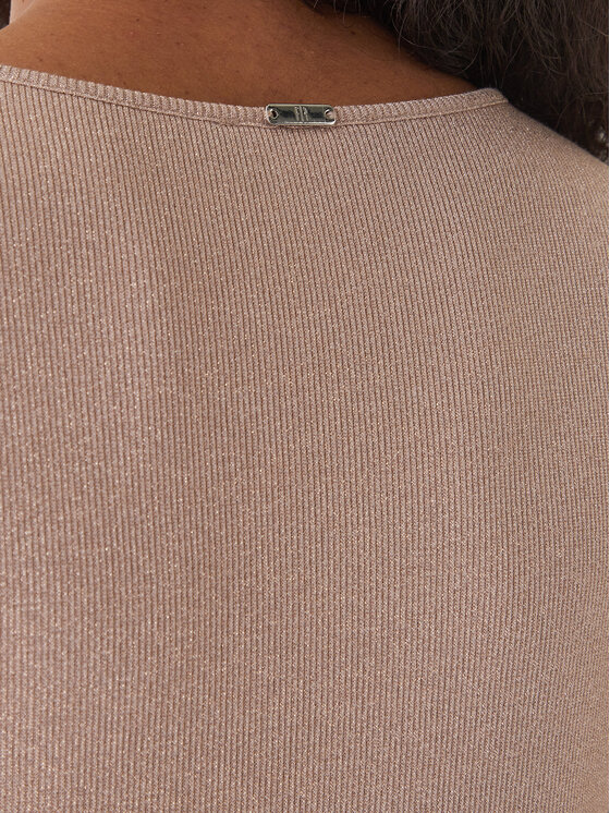 Fracomina Fracomina Тишърт FS26ST7008K420Q7 Бежов Slim Fit