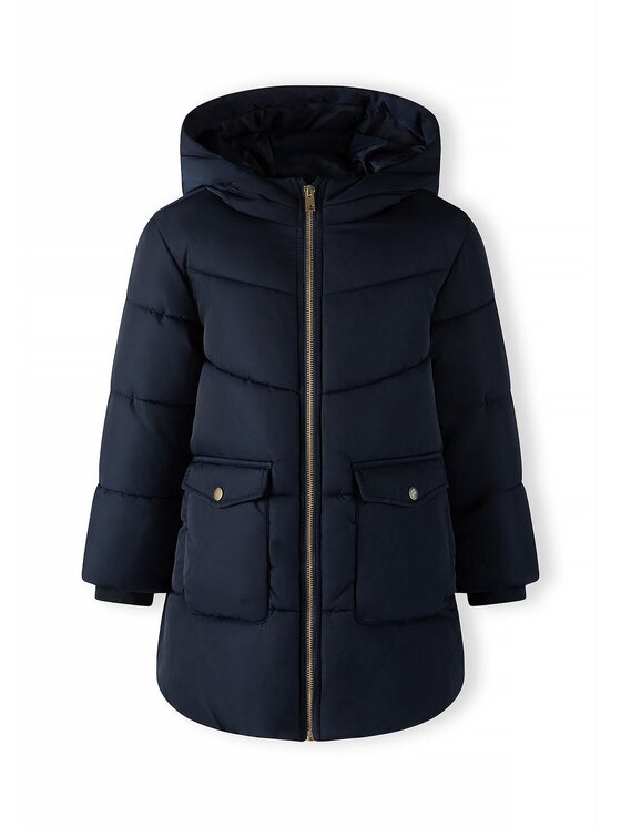 minoti minoti Kurtka zimowa 32COAT150 Granatowy Longline Fit