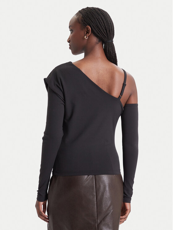Guess Guess Blusa W6BP22 K6257 Nero Slim Fit