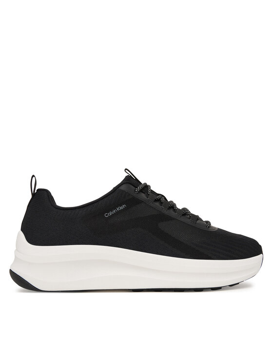 Calvin Klein Calvin Klein Sneakersy Andrea - Chunky Ck Stripe Runner Trainers HM0HM02158 Čierna