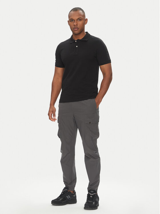 Parajumpers Parajumpers Polokošile Space 25SMPMPOXF06 Černá Regular Fit