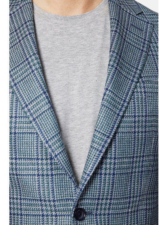 Lancerto Lancerto Marynarka Manresa MA099123000011 Szary Slim Fit
