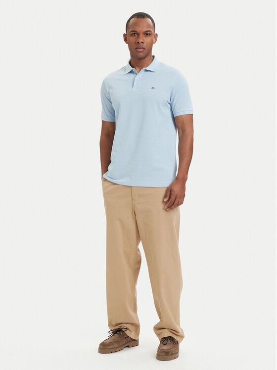 Gant Gant Polokošile Shield  2210 Modrá Regular Fit