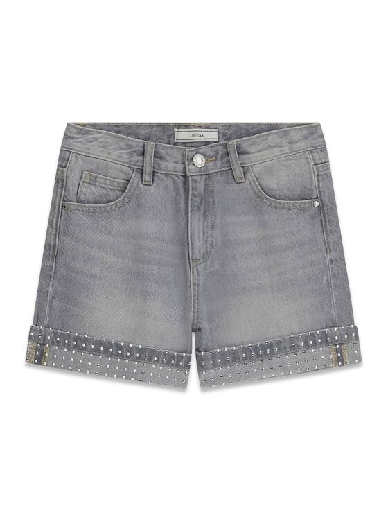 Guess Kids Guess Kids Spodnie materiałowe 181319 Szary Regular Fit