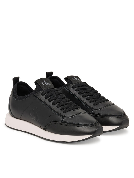 Calvin Klein Calvin Klein Sneakers Retro Runner Sock Panl Lth Neo HW0HW03118 Schwarz