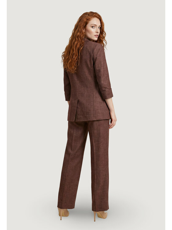 Artigli Artigli Μπουφάν γυναικείο BACIATA QUATTRO BOTTONI Καφέ To Fit