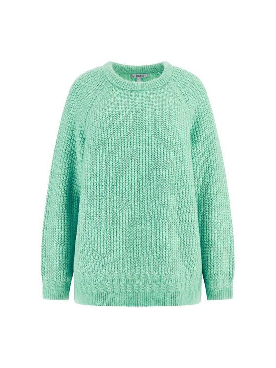 Guess Guess Sweter 169467 Zielony Classic Fit