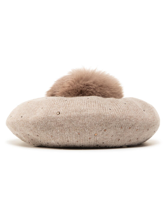 Basco Basco con Pompon e 2F0038 M0300 Marrone