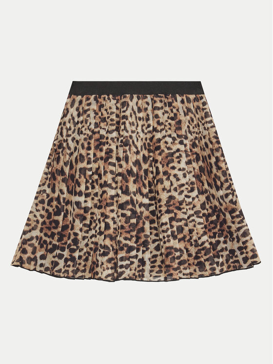 Guess Guess Sukňa J4BD00 WA2T0 Hnedá Regular Fit