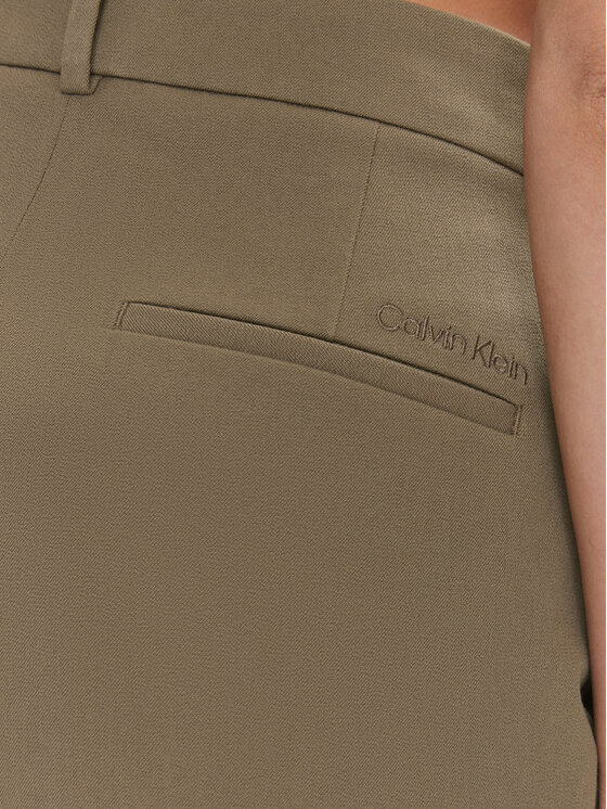 Calvin Klein Calvin Klein Chinosy Gabardine K20K205785 Beżowy Slim Fit