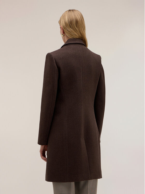 Motivi Motivi Cappotto invernale 0070Q000718N022 Marrone Regular Fit