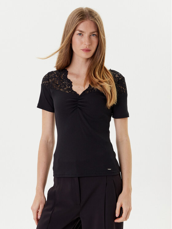 Morgan Morgan Halenka 252-DELINE Černá Slim Fit