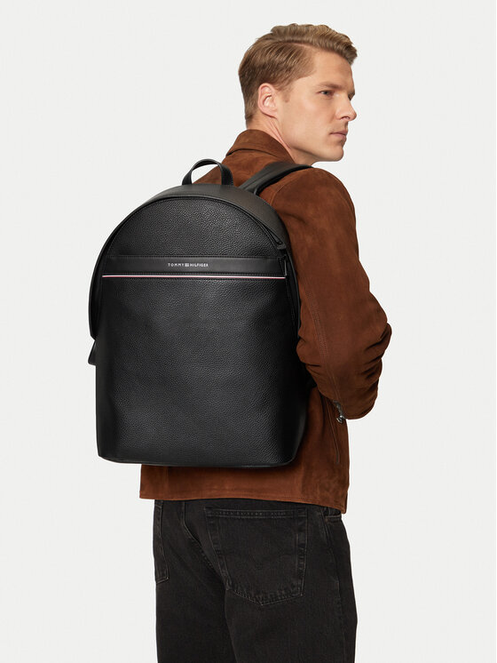 Tommy Hilfiger Rucksack Th Corp Dome Backpack AM0AM13070 Schwarz