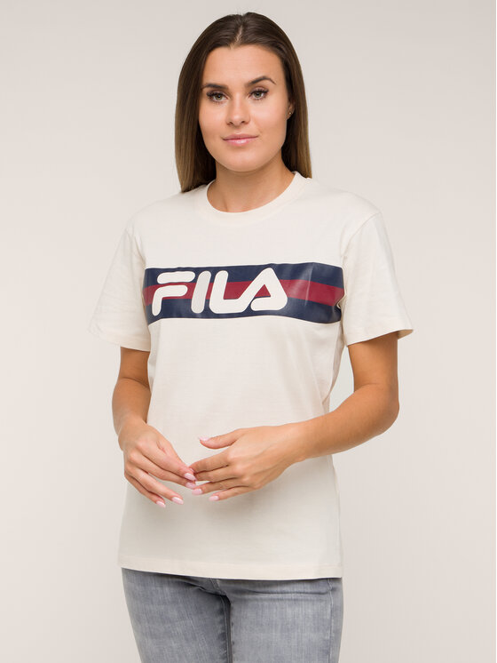 T-shirt Azrielle Graphic 687222 Beige Regular Fit