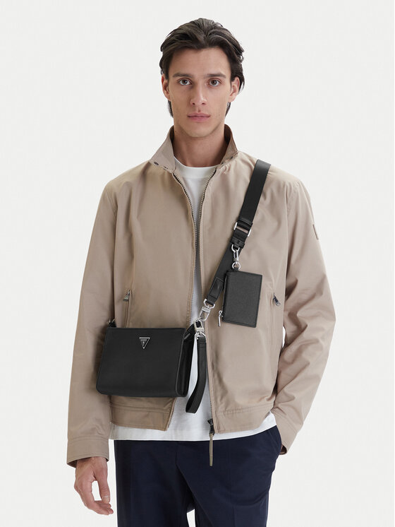 Guess Geantă crossover HMMISA P6157 Negru