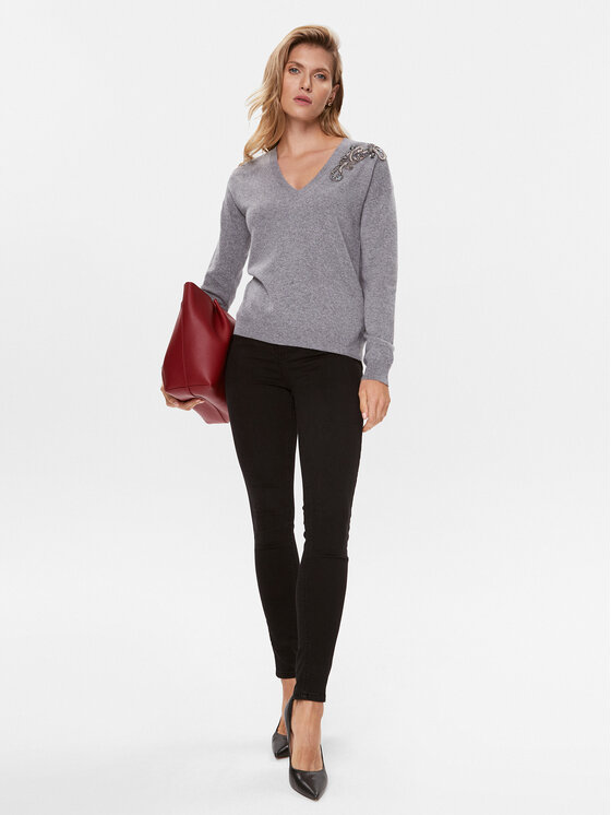 Liu Jo Liu Jo Sweater MF3013 MS14G Szürke Regular Fit
