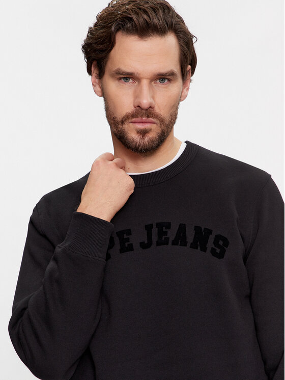 Pepe Jeans Pepe Jeans Bluză Randall PM582557 Negru Regular Fit