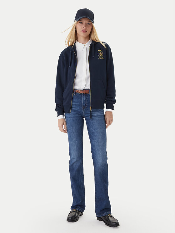 Tommy Hilfiger Tommy Hilfiger Μπλούζα WW0WW46126 Σκούρο μπλε Regular Fit