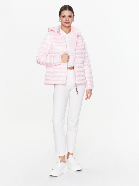 Tommy Hilfiger Tommy Hilfiger Μπουφάν πουπουλένιο Feminne WW0WW37264 Ροζ Regular Fit