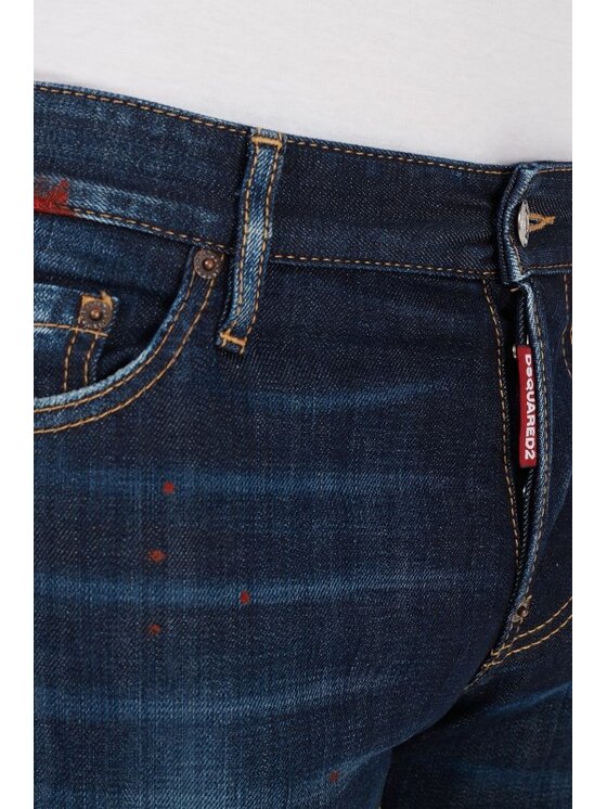 Dsquared2 Dsquared2 Jeansy S74LB0765 S30664 Granatowy Slim Fit