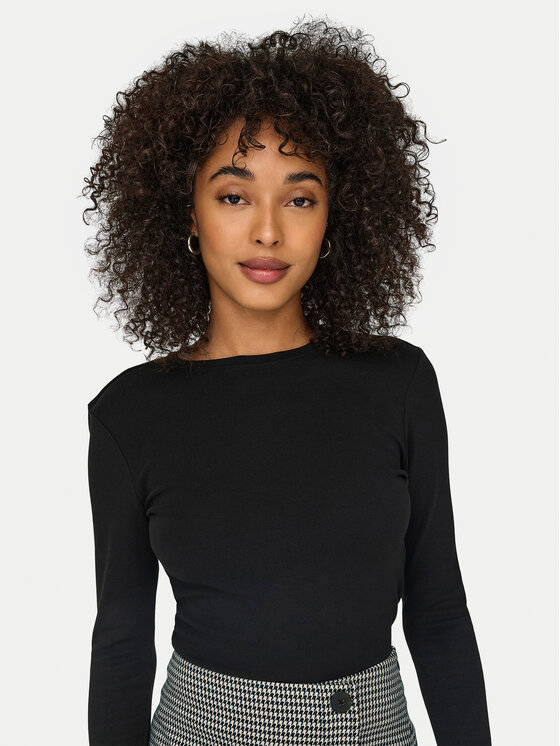 ONLY ONLY Halenka Riley 15323159 Černá Slim Fit