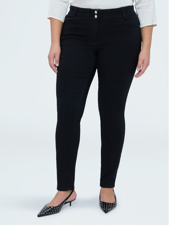 Fiorella Rubino Fiorella Rubino Jeansy P457T005146N033 Czarny Skin Fit