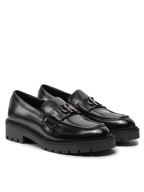 Calvin Klein Jeans Slipper Combat Loafer Mg Mtl YW0YW01503 Schwarz Modivo
