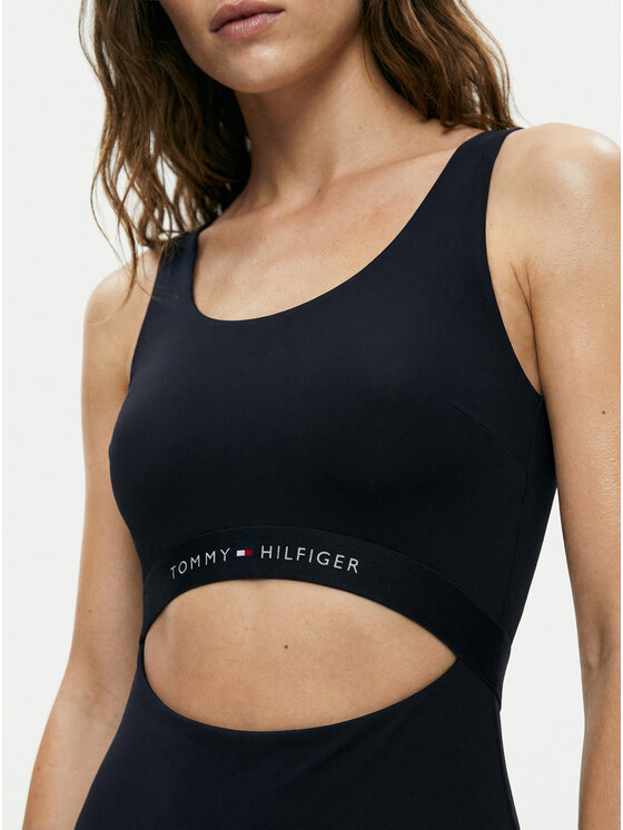 Tommy Hilfiger Tommy Hilfiger Maudymosi kostiumėlis UW0UW06367 Tamsiai mėlyna