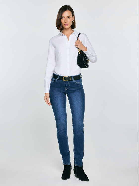 BIG STAR BIG STAR Jeansy KATRINA Niebieski Slim Fit