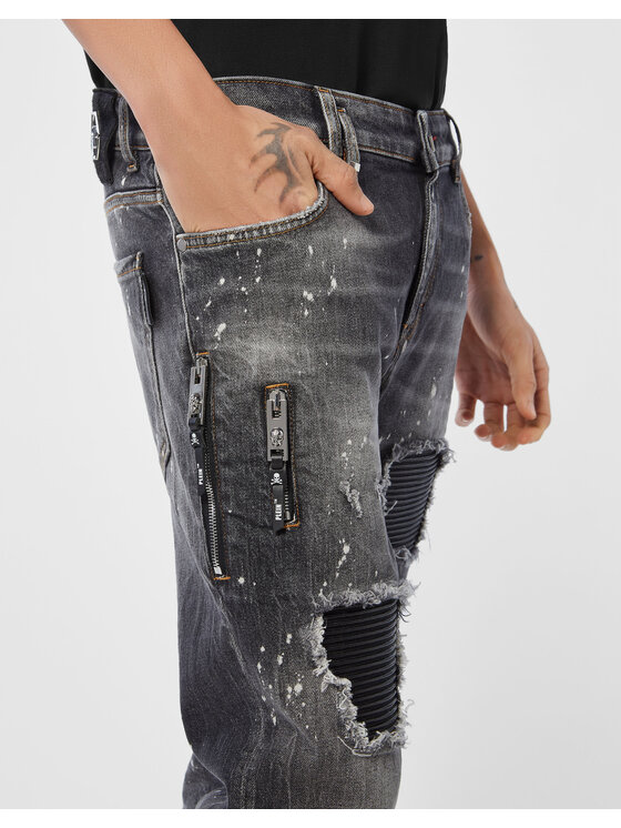 PHILIPP PLEIN PHILIPP PLEIN Jeansy 26873 Czarny Skinny Fit