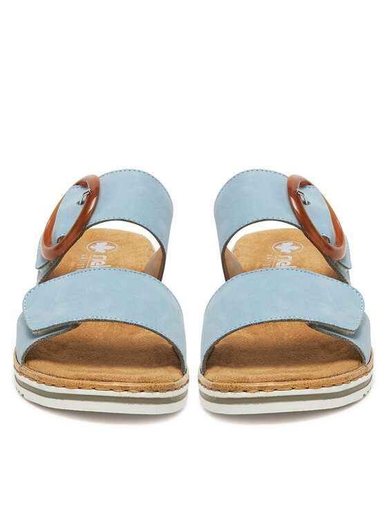 Rieker Rieker Pantoletten V0692-10 Blau