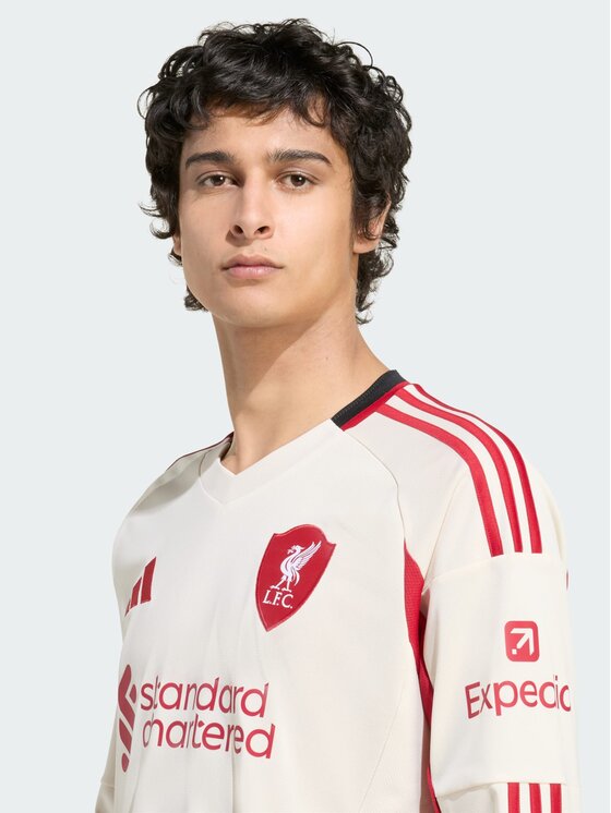 adidas adidas Koszulka techniczna Liverpool Biały Slim Fit