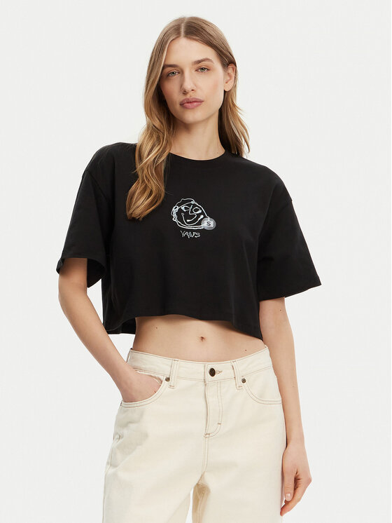 Vans Vans Póló VN000MC5BLK1 Fekete Regular Fit
