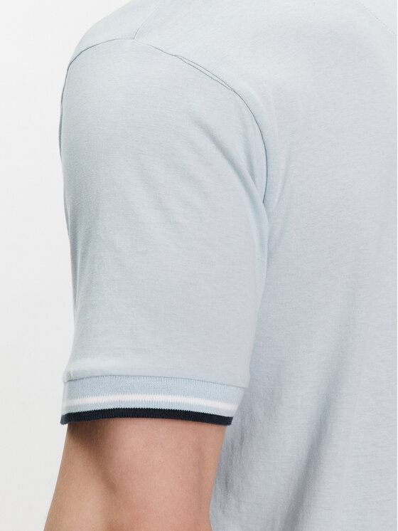 Brave Soul Brave Soul T-shirt MTS-149FEDERERF Celeste Straight Fit