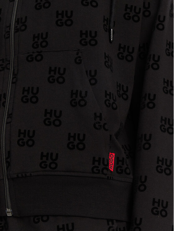 HUGO HUGO Світшот Flokki 50531659 Чорний Relaxed Fit