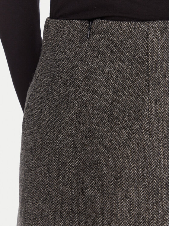 Weekend Max Mara Weekend Max Mara Trapéz szoknya Marche 2525106022 Szürke Regular Fit