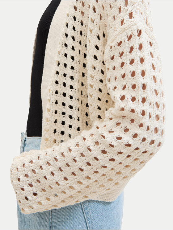 Tom Tailor Denim Tom Tailor Denim Cardigan 1040756 Beige Relaxed Fit