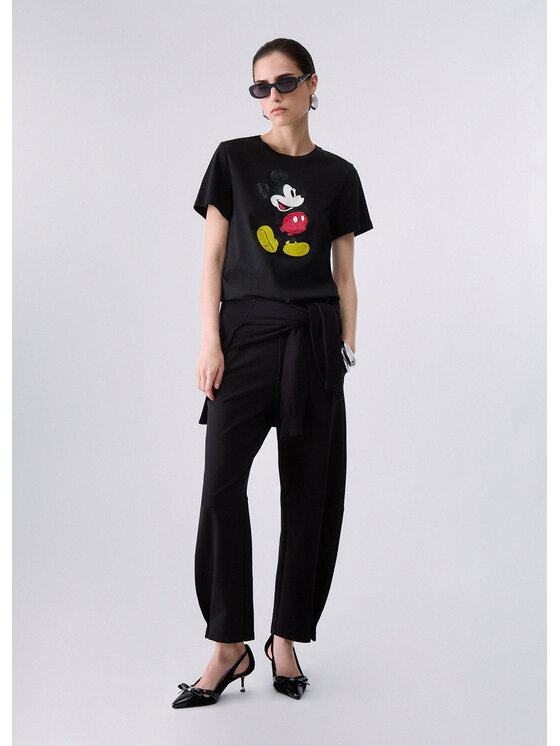 Liu Jo Liu Jo Pantaloni di tessuto WF6086J918922222 Nero Regular Fit
