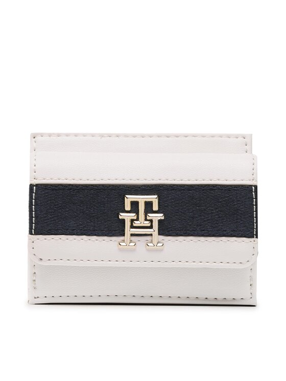 Etui pentru carduri Tommy Hilfiger Iconic Cc Stripe AW0AW14641 Alb