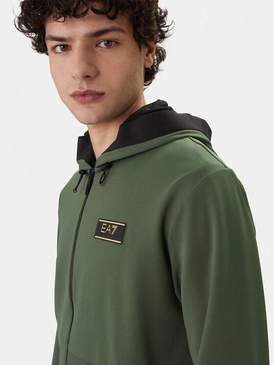 EA7 Emporio Armani EA7 Emporio Armani Mikina 7M001335 AF16658 U7260 Zelená Regular Fit