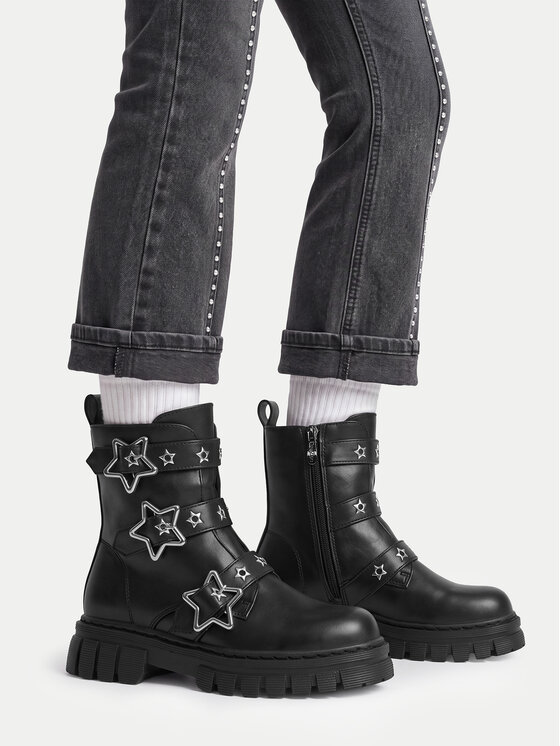 DeeZee DeeZee Polokozačky CEO-CS5959-06 Černá